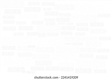 2023 typography white background, white vector background, 2023 typography, 2023 .
