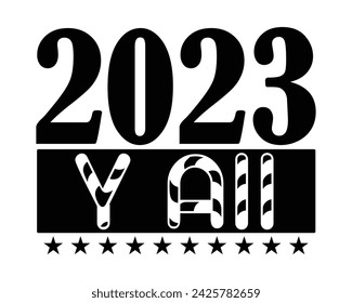 2023 y all typography t-shirt design