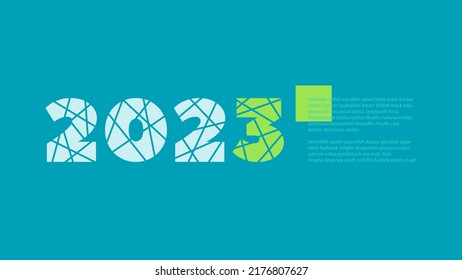 2023 Year Sign Infographic Vector 260nw 2176807627 