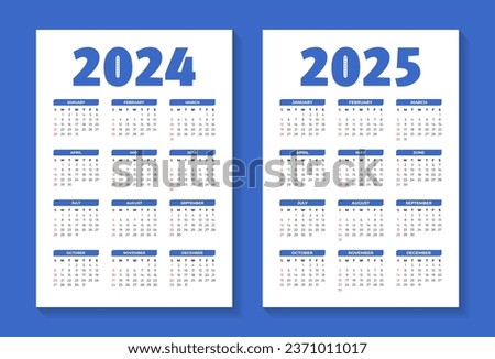 2024 and 2025 editable calendar template