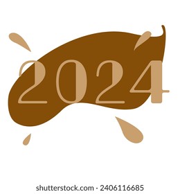 2024 art keyword for calendar or asset for poster