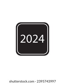 2024 button icon, vector best flat icon.