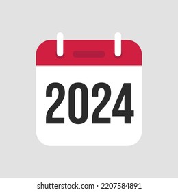 2024 Calendar Icon Symbol Vector 260nw 2207584891 