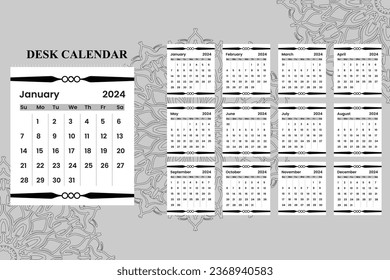 2024 Calendar Templates. New Calendar Design.