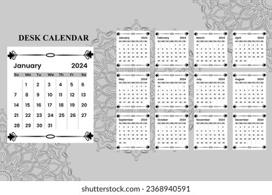 2024 Calendar Templates. New Calendar Design.