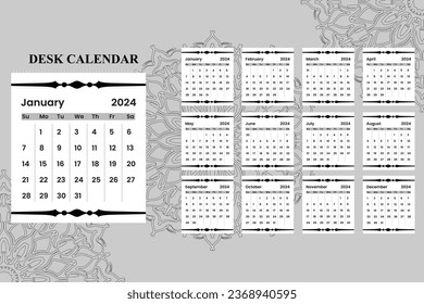 2024 Calendar Templates. New Calendar Design.