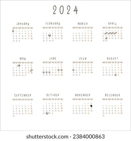 2024 calendar for turkiye with 
religious holidays