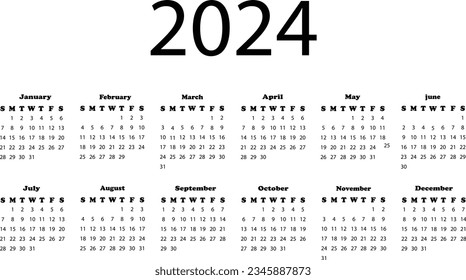 2024 calender design . 2024 new calender design .
