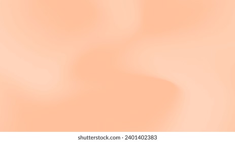 2024 Color of the year Peach Fuzz Gradient background swirls. Abstract peach fuzz background. Vector Illustration. EPS 10.