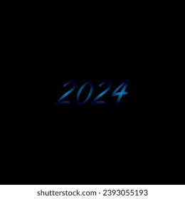 Plantilla de diseño de logotipo de letras modernas creativas para 2024