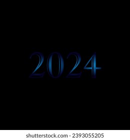 Design-Vorlage für kreative, moderne Buchstaben 2024-Logo