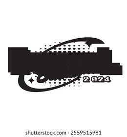 2024 digital branch event vector logo silhouette version