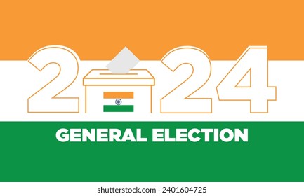 2024 General Election India background illustration