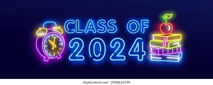 2024 graduate class logoGraduate class template logo with diploma, laurel wreath and graduation cap.