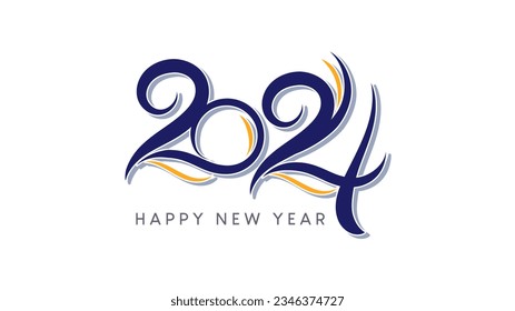 2024, happy new year 2024, new year celebration 2024, happy new year. Welcome 2024. design with a modern look. new year celebration design