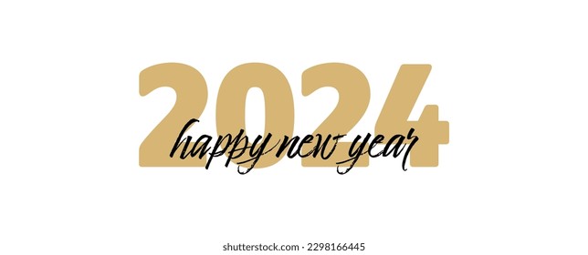 2024 logo concept for calendar, poster, flyer, banner.