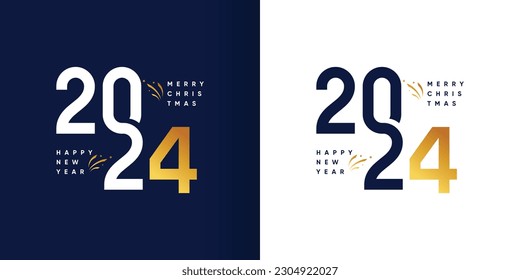 Idea de diseño del logo 2024 con concepto de estilo moderno creativo