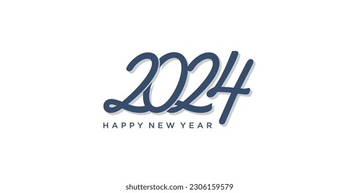 2024 logo design vector with modern creative style