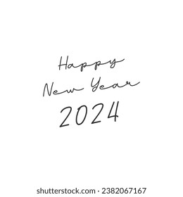 2024 logo icon, New Year logo. 2024 calendar design elements elegant contrast numbers layout. Template with number. Christmas banner, card, poster, holiday cover. Vector Modern design.