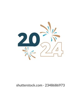 2024 logo with modern design for your company or business