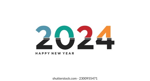 2024 logo vector design with modern idea
