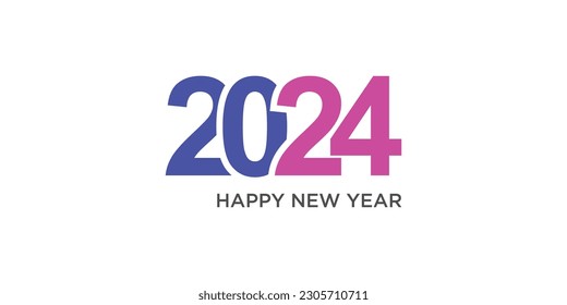 2024 logo vector with modern unique style idea