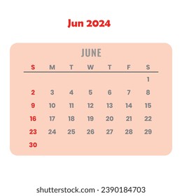 2024 Monthly Calendar. Yearly Planner