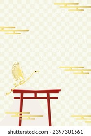 2024 New Year gold foil checkered background