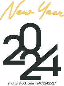 2024 New Year greeting logo