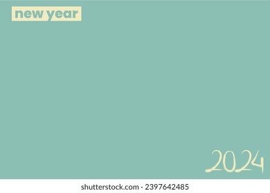 2024 New Years greeting background template.