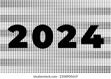 2024 number for Happy New Year