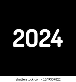 2024 Number Icon Happy New 260nw 1249309822 