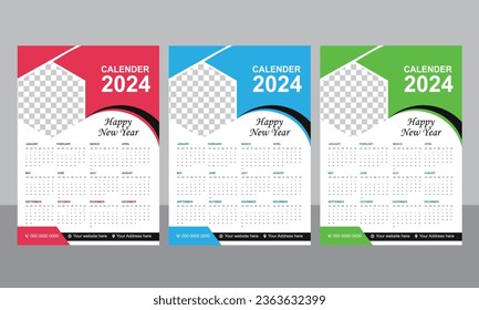 2024 page calendar for new year

