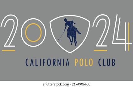 2024 Polo Club Graphic Vector File Stock Vector (Royalty Free) 2174906405 | Shutterstock
