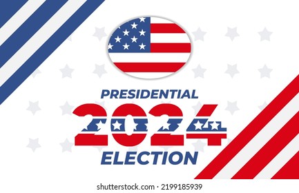 2024 United States America Presidential Election Stock Vector (Royalty ...