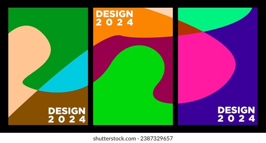 2024 Vector Background Design Template