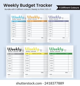 2024 Weekly budget tracker bundle