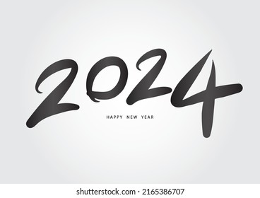 2024 Year Happy New Vector 260nw 2165386707 