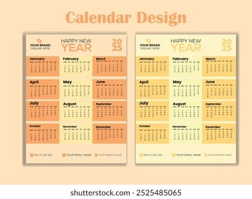 "2025 Calendar Collection: Inspiring Designs for Every Month"