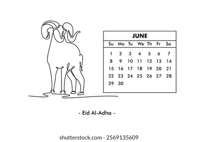  2025 Calendar Concept. Single line draw design. Full length animation illustration. High quality 4k footage.