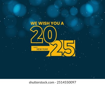 2025 celebration holiday beautiful background with firework effect