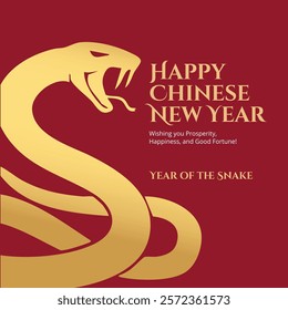 2025 Chinese New Year. Vector illustration with combining the snake with numbers, asian symbols, Year of the Snake. Translation of hieroglyphs: snake. Template of cover, card, poster.