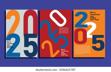 2025 cover Merry Christmas and happy New year 