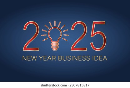 Conceptos de inspiración creativa 2025, Idea de bombilla ligera con año nuevo 2042 sobre fondo azul oscuro, ideas de planificación.