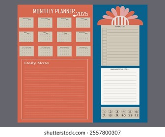 2025 daily planner, weekly planner,monthly planner, yearly planner,to do list,habit tracker,notes, calendar