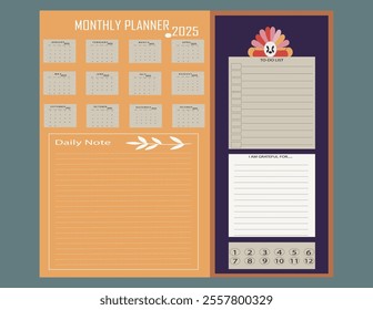 2025 daily planner, weekly planner,monthly planner, yearly planner,to do list,habit tracker,notes, calendar