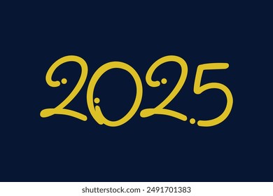 2025 design element idea with creative unique concept high resolution vector