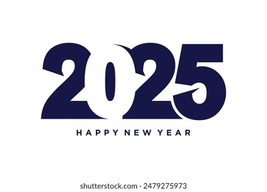 2025 design element vector with creative modern idea concept