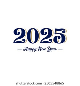 2025 design element vector with creative modern idea concept