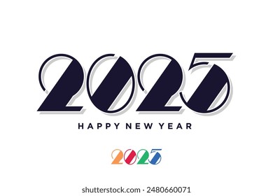 2025 design element vector idea with creative modern style